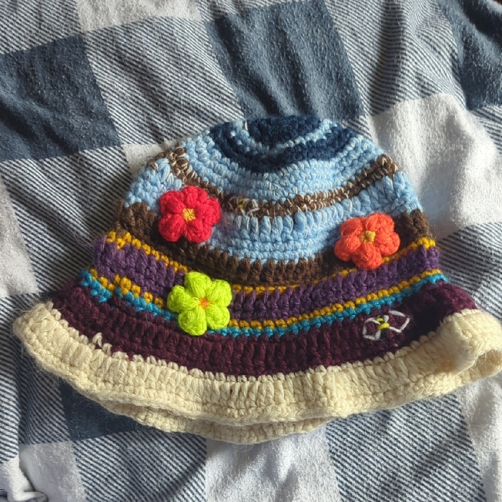 Colorful Kids Crochet Hat